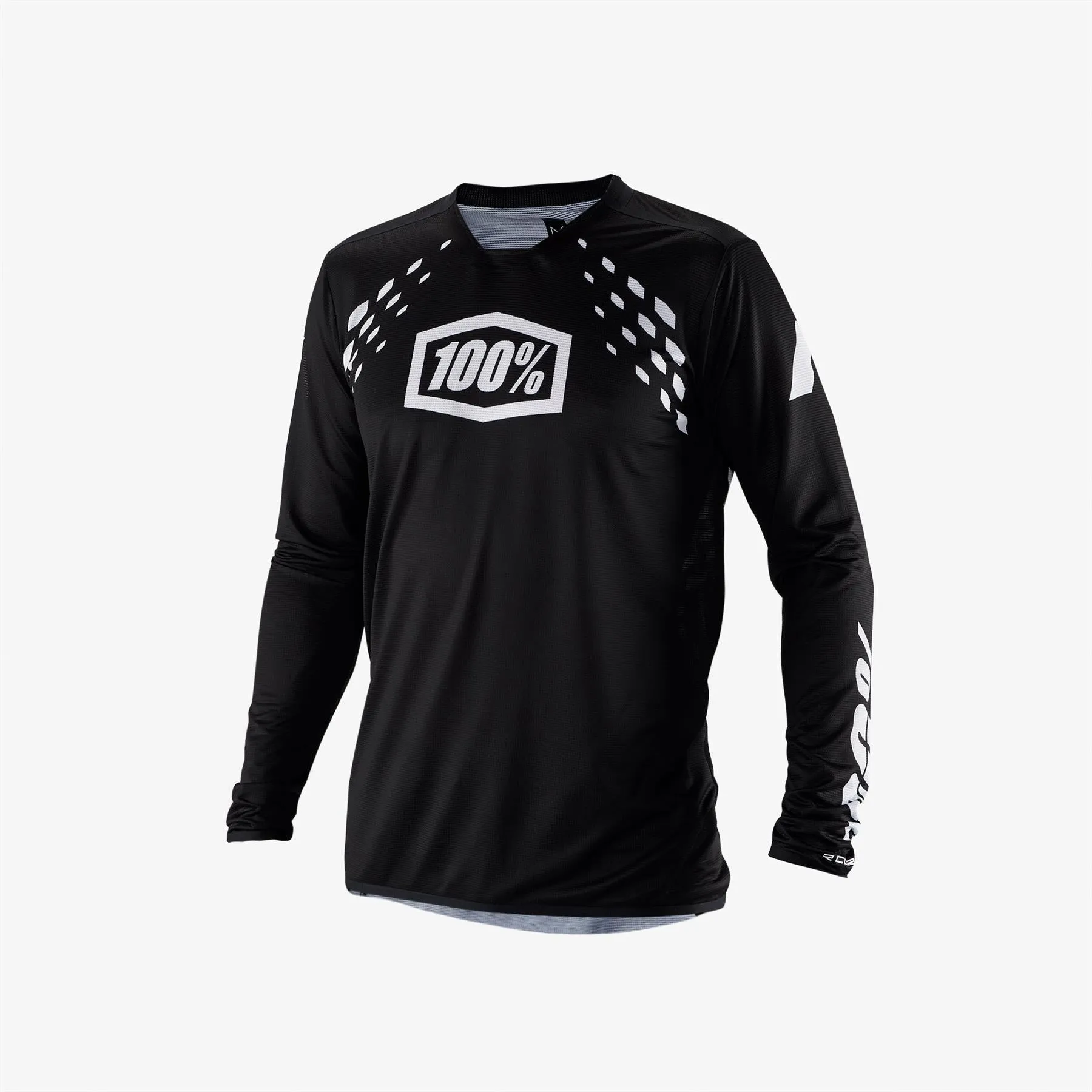 100% R-Core X Race Jersey - Black/White