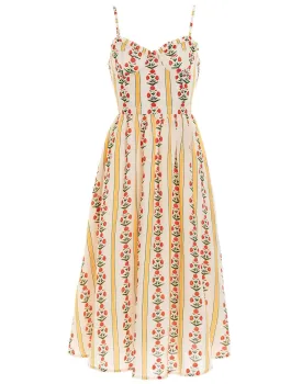 Acacia Carmina Linen Midi Dress