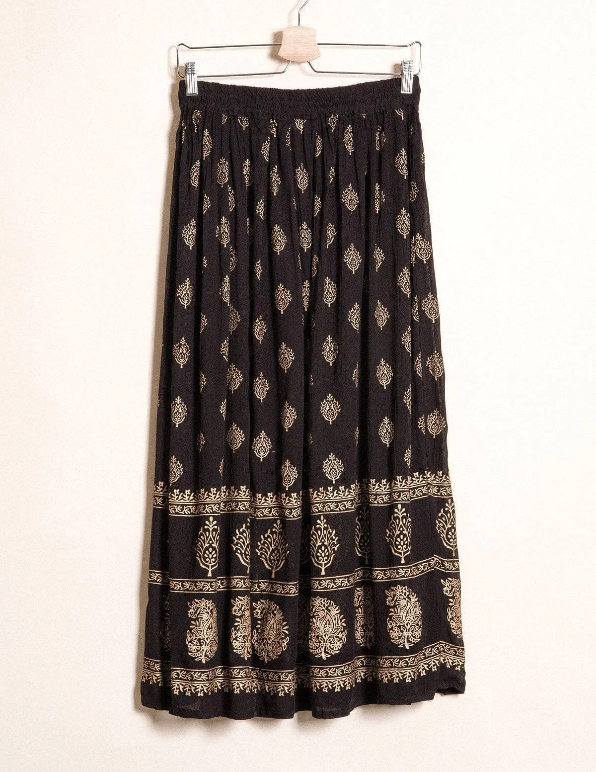 Bagru Skirt - Black Only