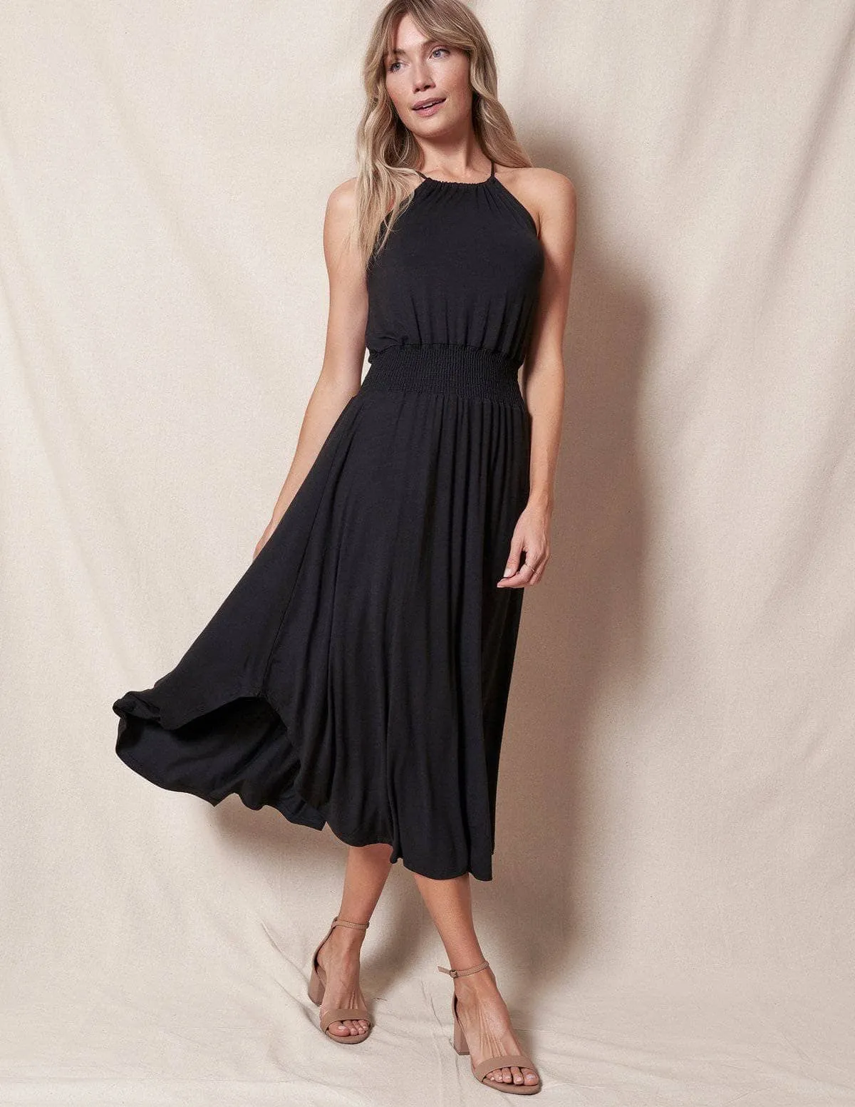 Bamboo Halter Dress