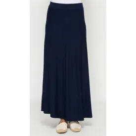 Bamboo Maxi Aline Skirt Black