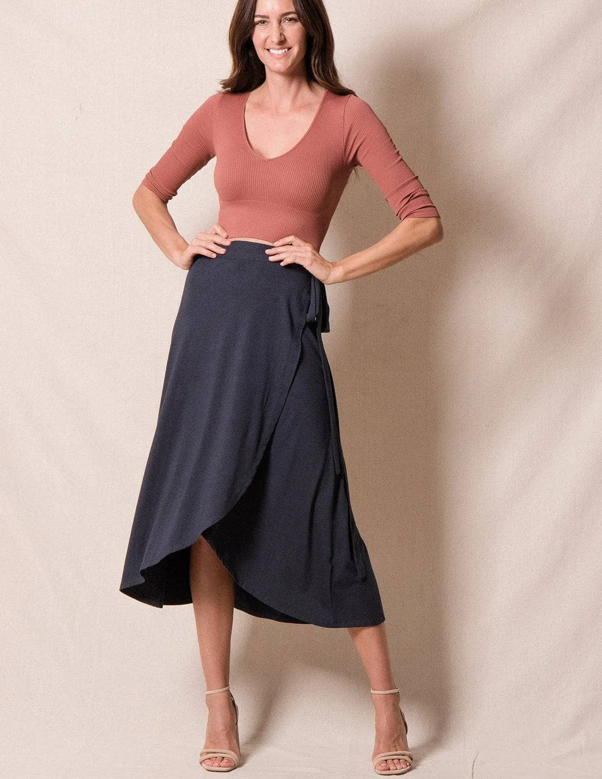 Bamboo / Organic Cotton Wrap Skirt