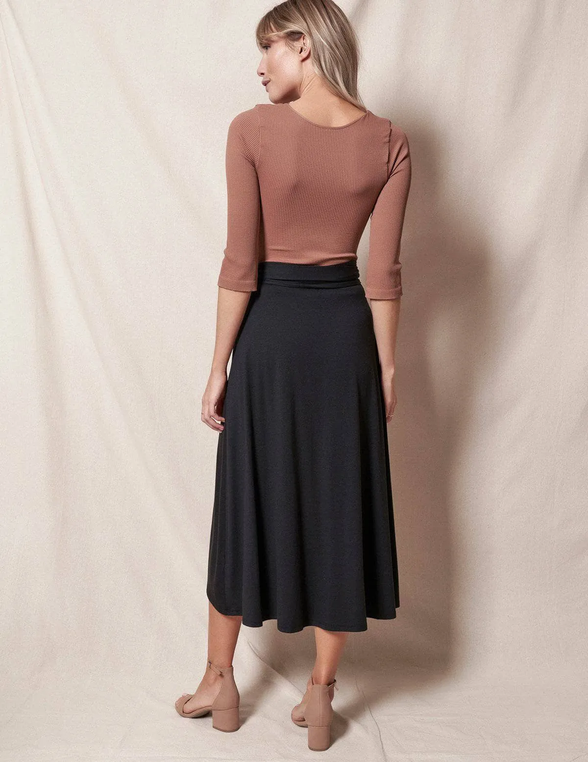 Bamboo / Organic Cotton Wrap Skirt