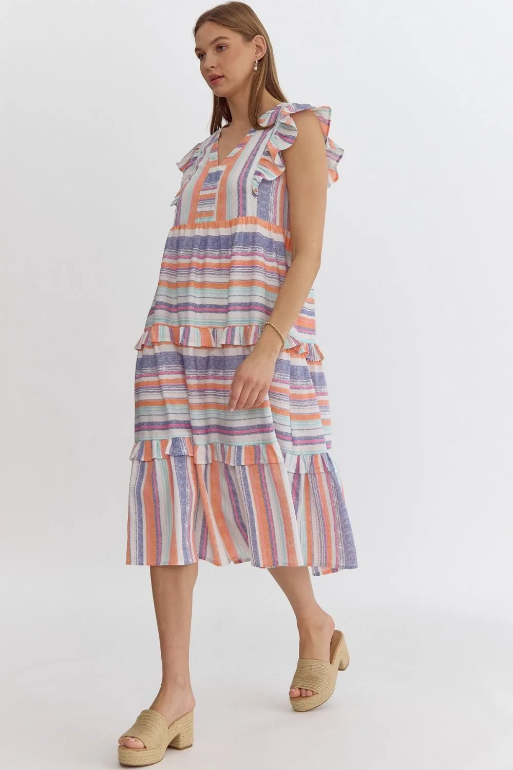 Beach Stroll Midi Dress