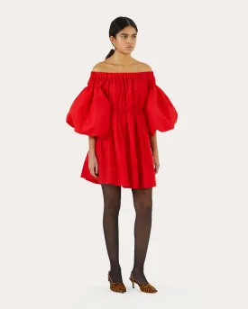 Beth Dress Tencel Blend Red