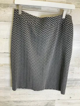 Black & Grey Skirt Midi Nicole Miller, Size M