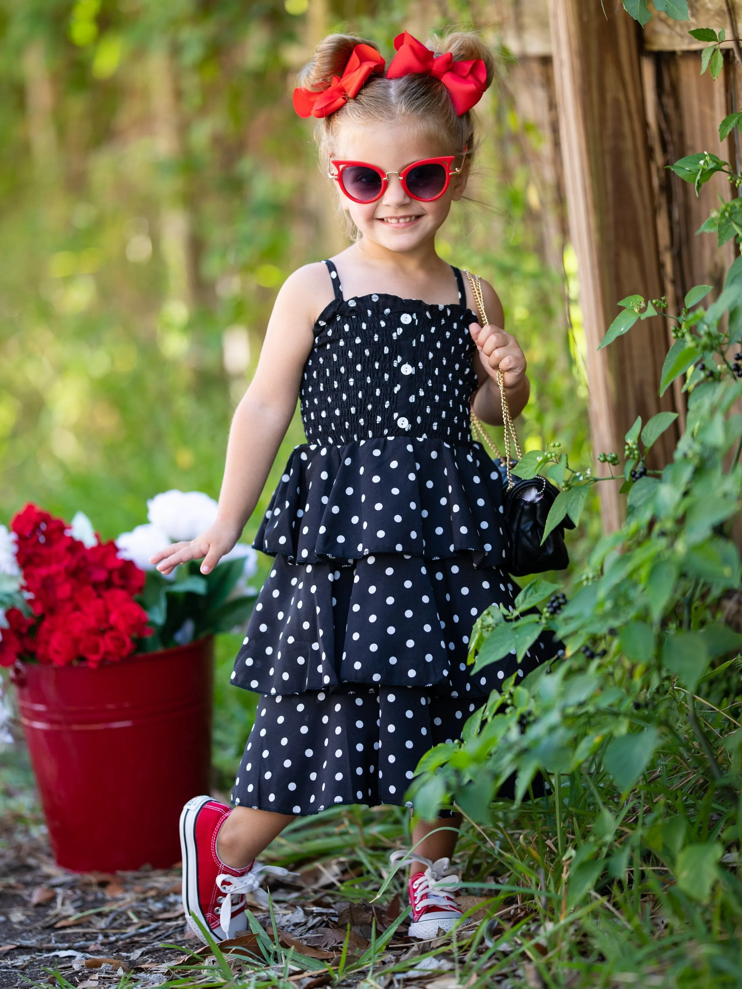 Brave Bold Polka Dot Dress