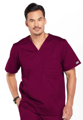 Cherokee WW Core Stretch Men's Traditional Fit Tuckable V-Neck Scrub Top 4743