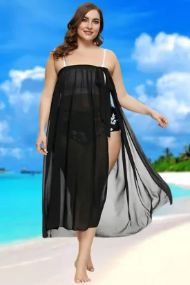 Chiffon Sarong Beach Swimsuit Multi-way Cover-up