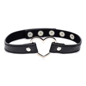 Dark Heart Chrome Heart Black Choker