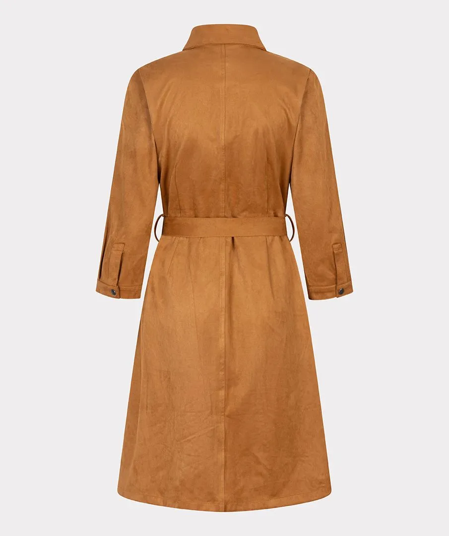 Esqualo Camel Suedien Dress