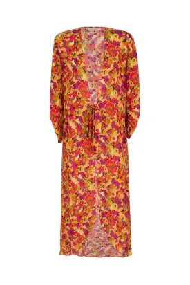 Fruits Print Long Robe