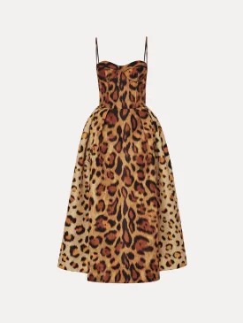 Jaguar Faille Cocktail Dress