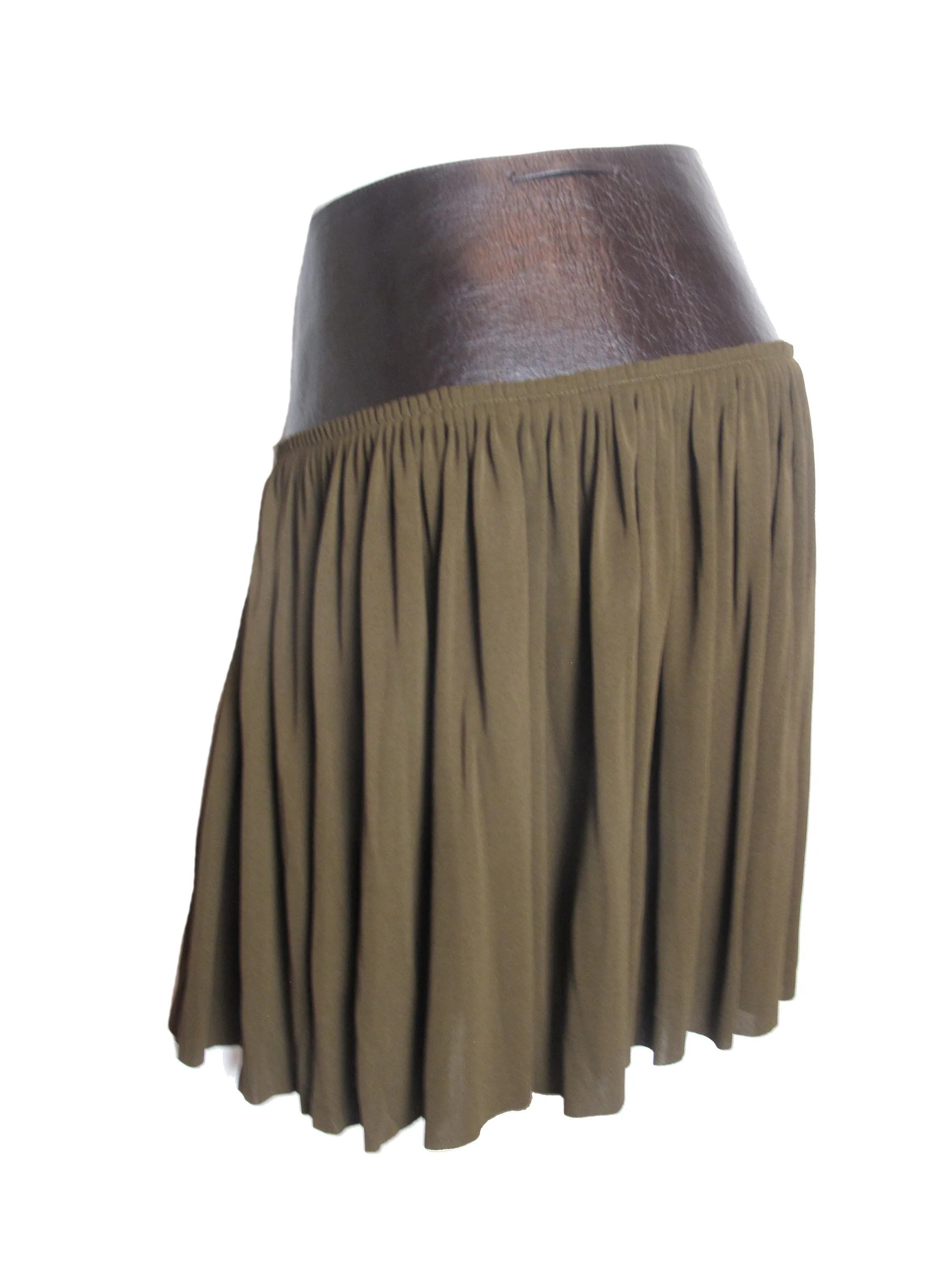 JEAN PAUL GAULTIER Skirt Leather Band