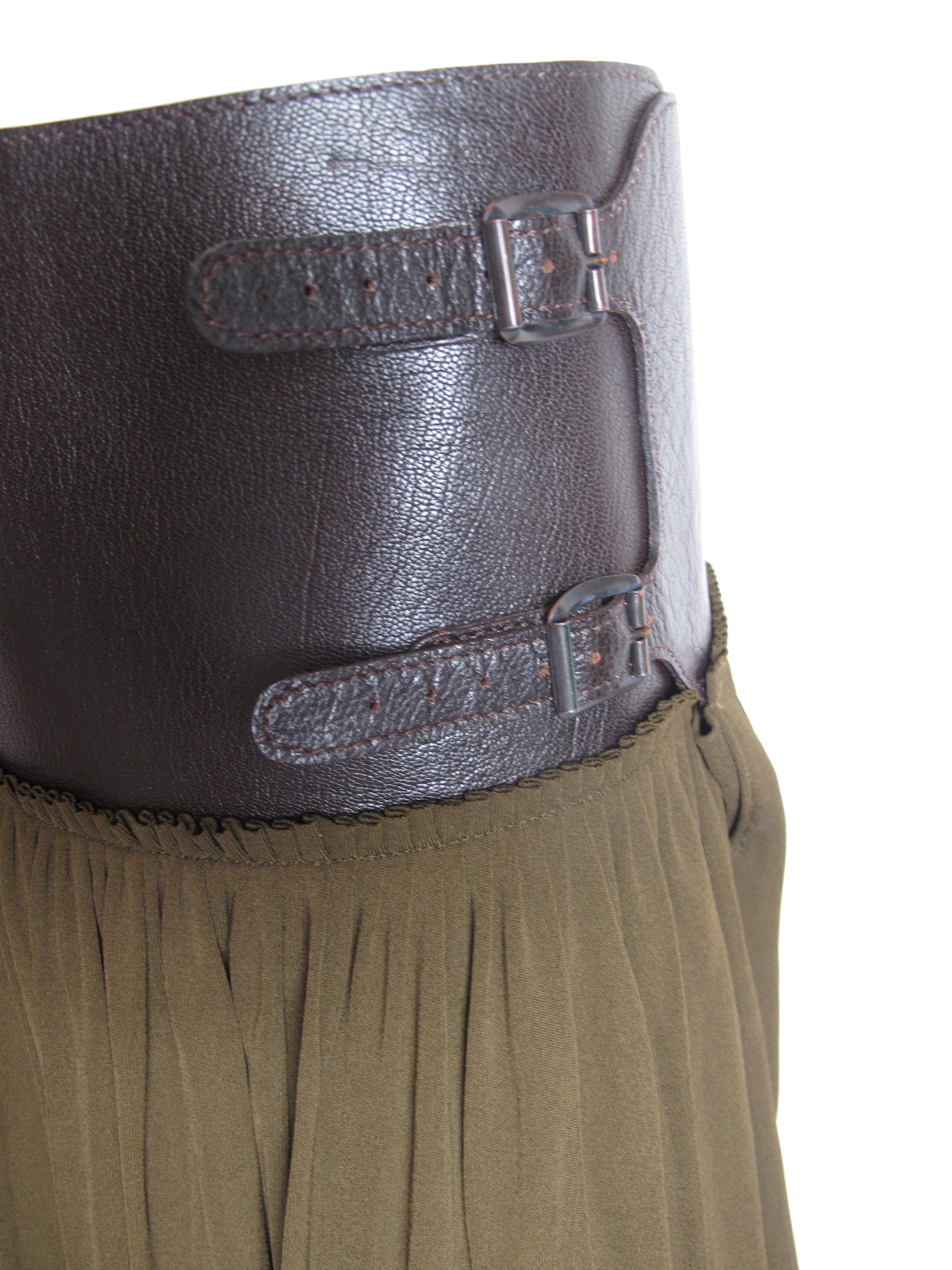 JEAN PAUL GAULTIER Skirt Leather Band