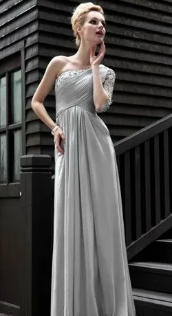 Jewelled Silver Gown