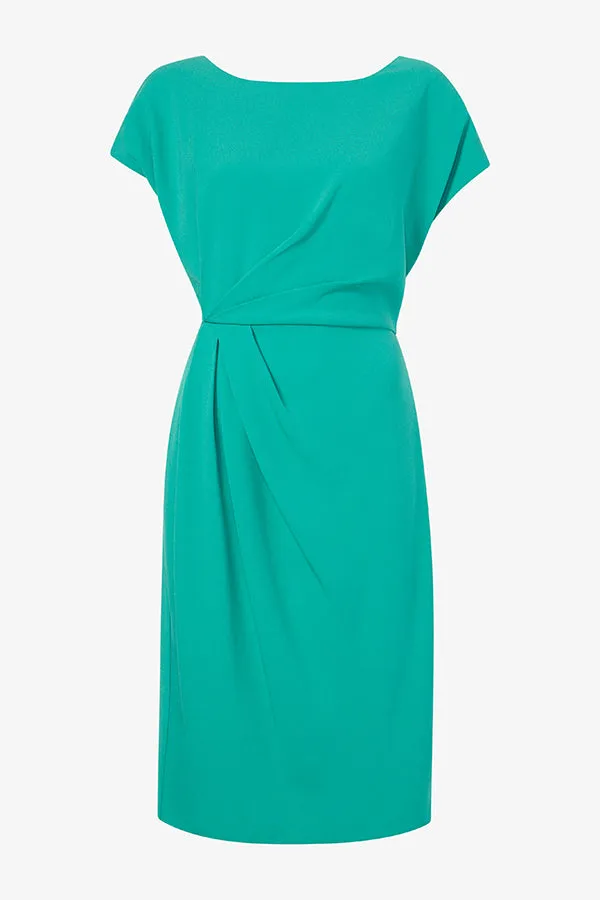 Jillian Dress - Eco Medium Crepe :: Tropical Green