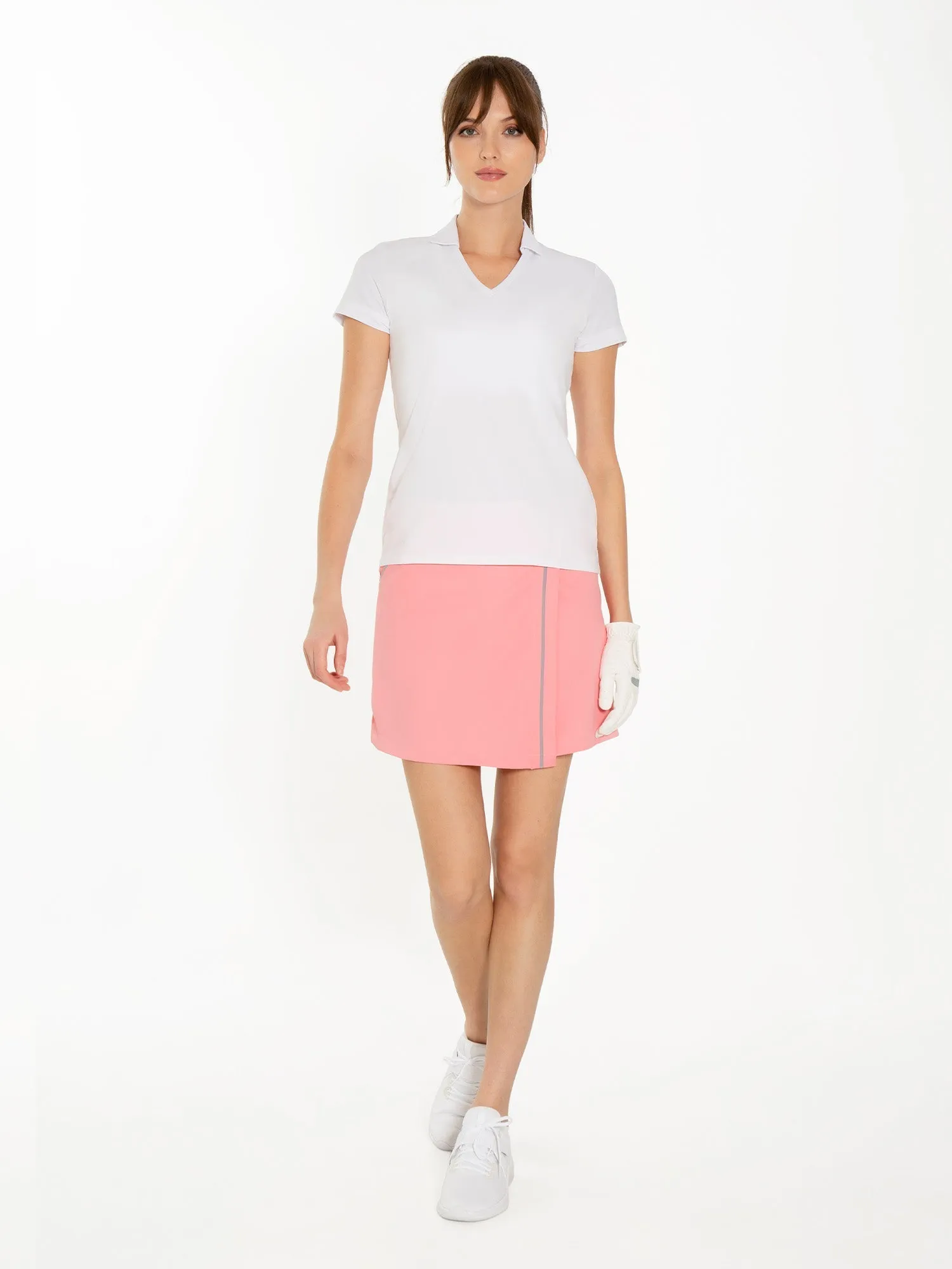 Lana 17" Wrap Skirt - Plumeria/Pearl