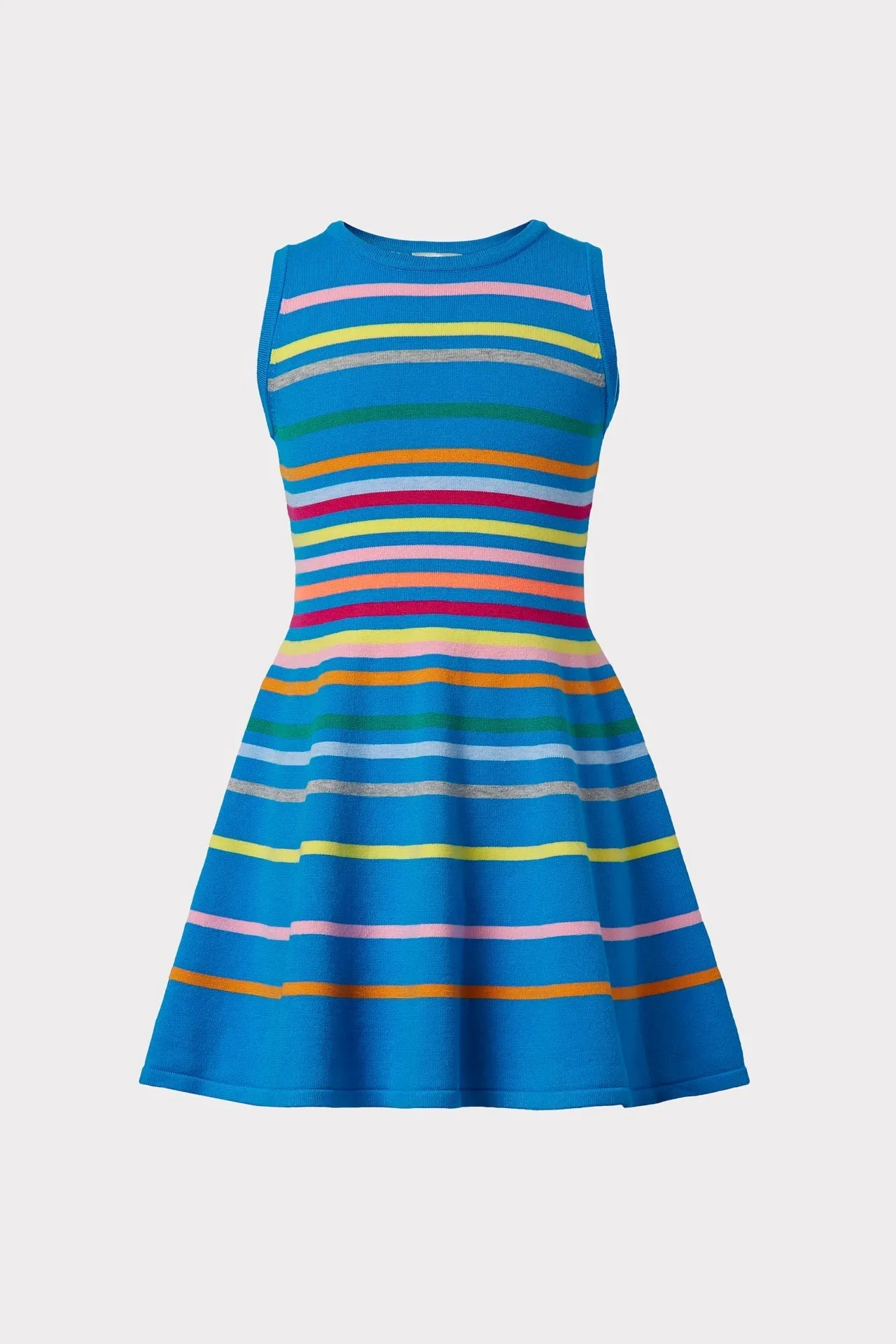 Milly Minis Rainbow Stripe Flare Dress