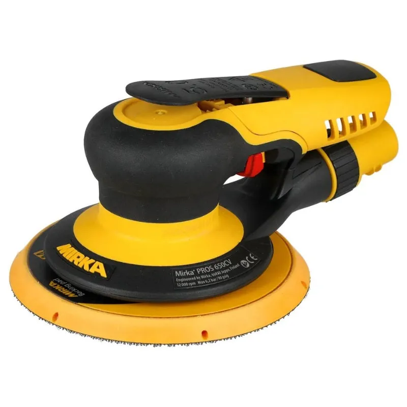 MIRKA PROS 650CV 150mm 5mm Orbit Pneumatic Sander Central Vacuum