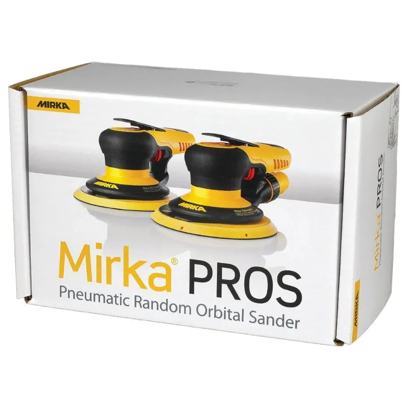 MIRKA PROS 650CV 150mm 5mm Orbit Pneumatic Sander Central Vacuum