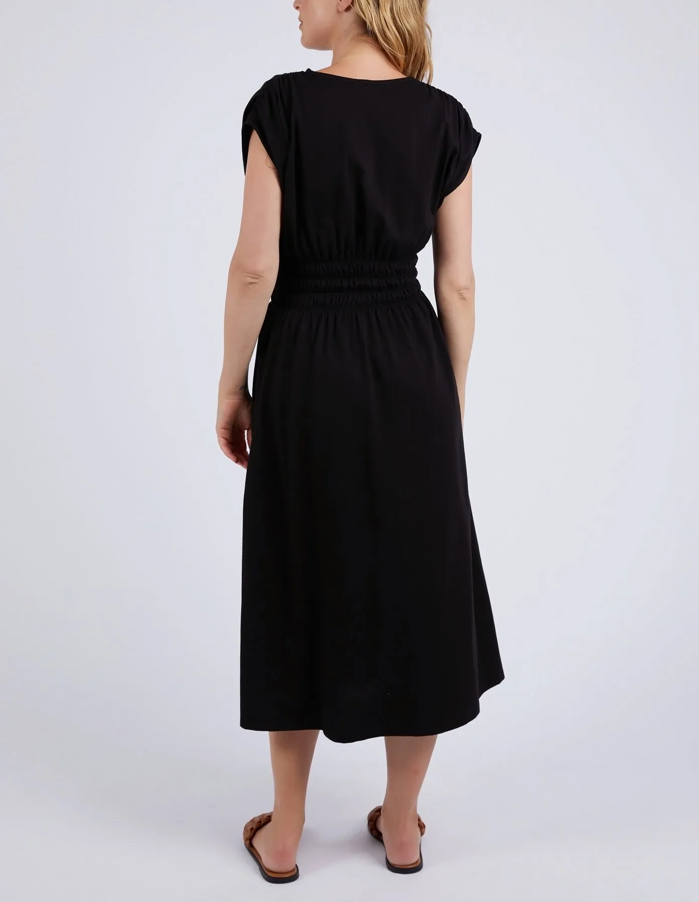 Nelle Midi Dress Black