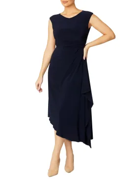 Nora Navy Jersey Dress