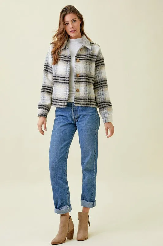 Plaid Boucle Jacket