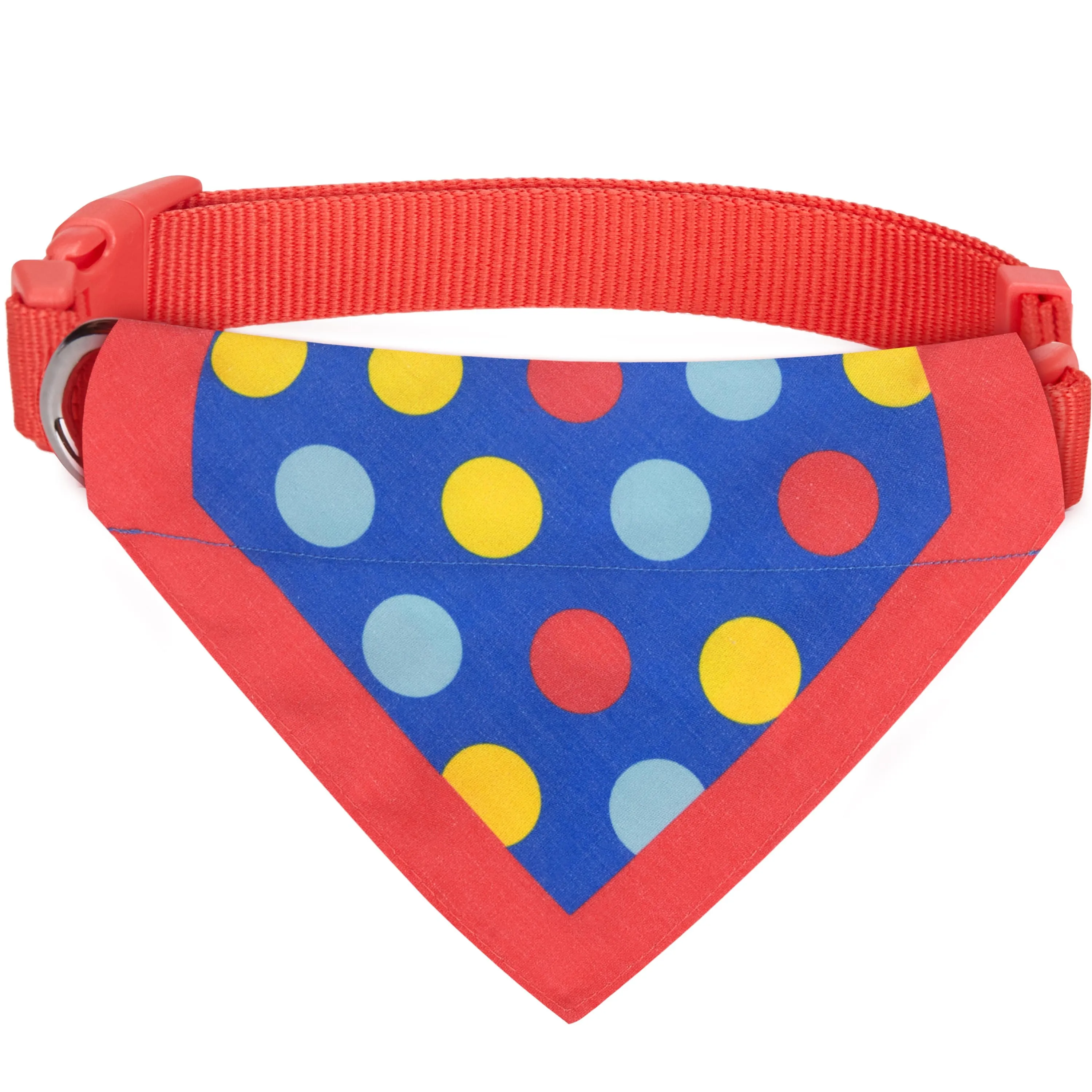 Polka Dot Bandana Dog Collar