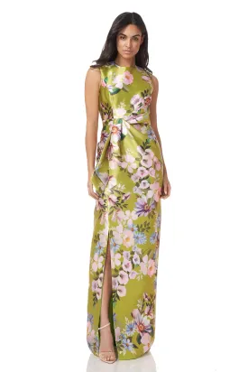 Reese Floral 3D Bow Gown