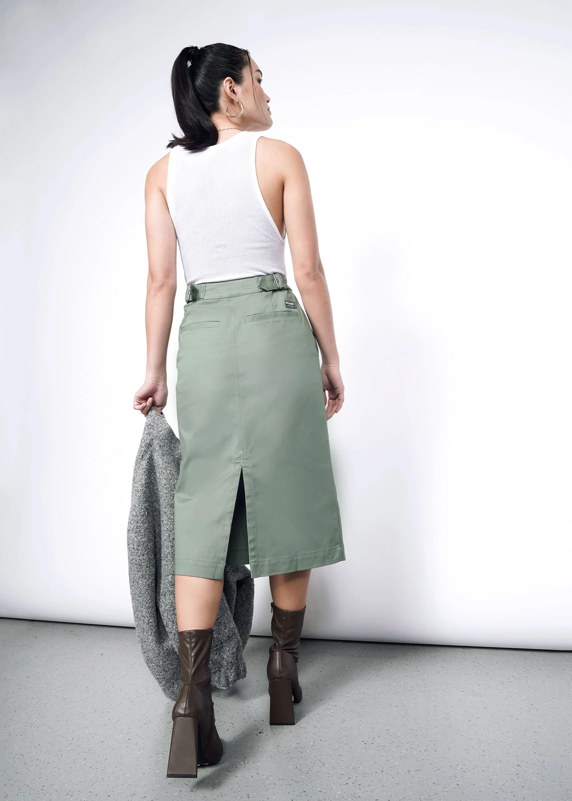 The Essential Utility Wrap Skirt